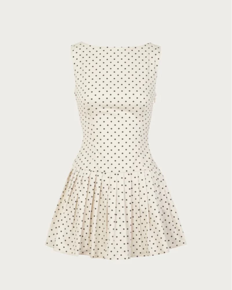 POPLIN MINI DRESS - Image 1