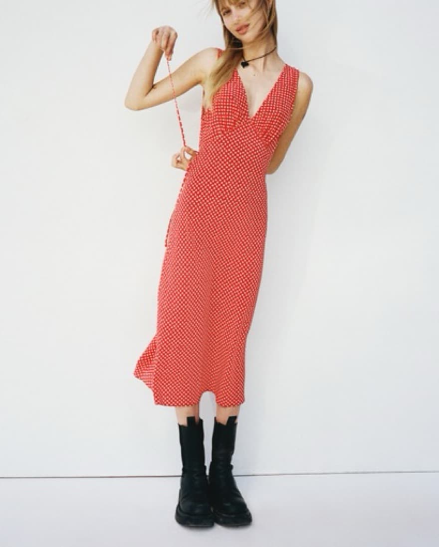 Realisation Par Red Midi Stephanie Dress - Image 4