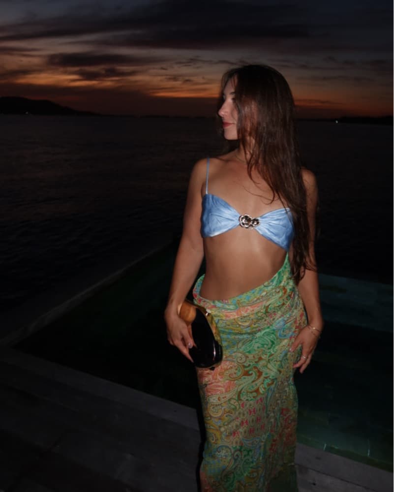 Bydee Athens Maxi Dress In Zephyrus - Image 2