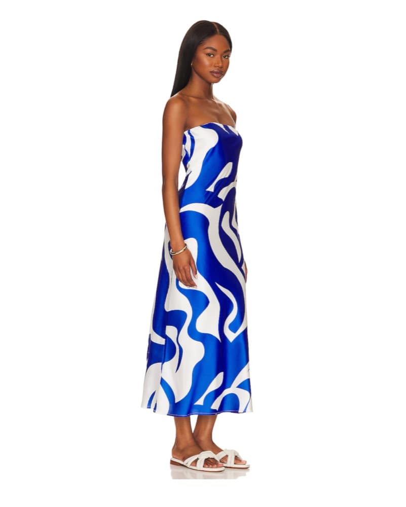 SNDYS Blue Swirl Dress - Image 2
