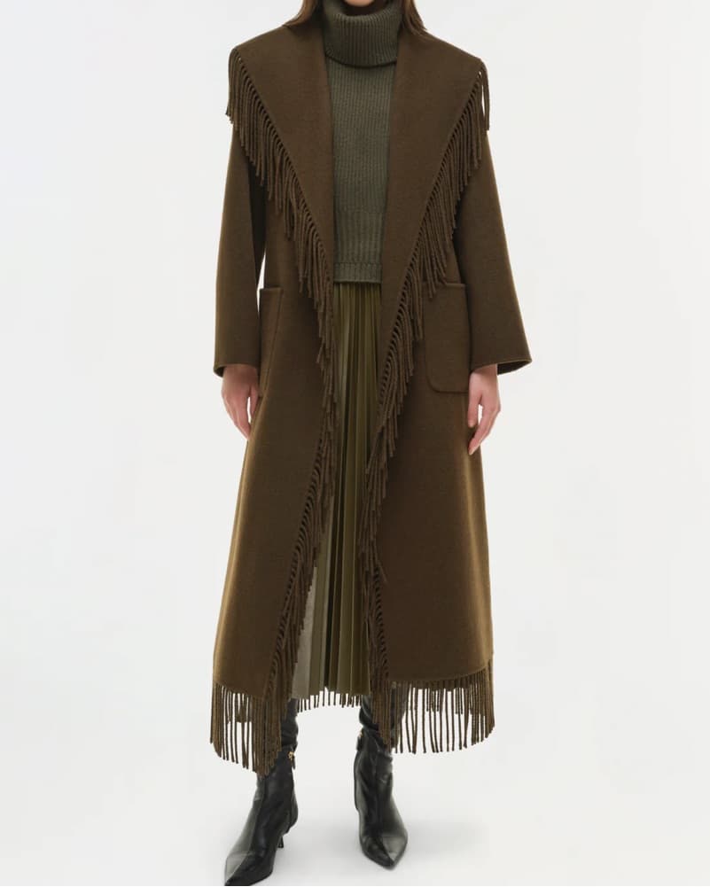 Simkhai Carrie Fringe Coat - Image 2