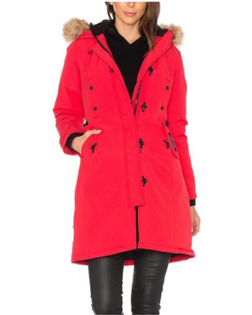Canada Goose Red Parka - Image 1