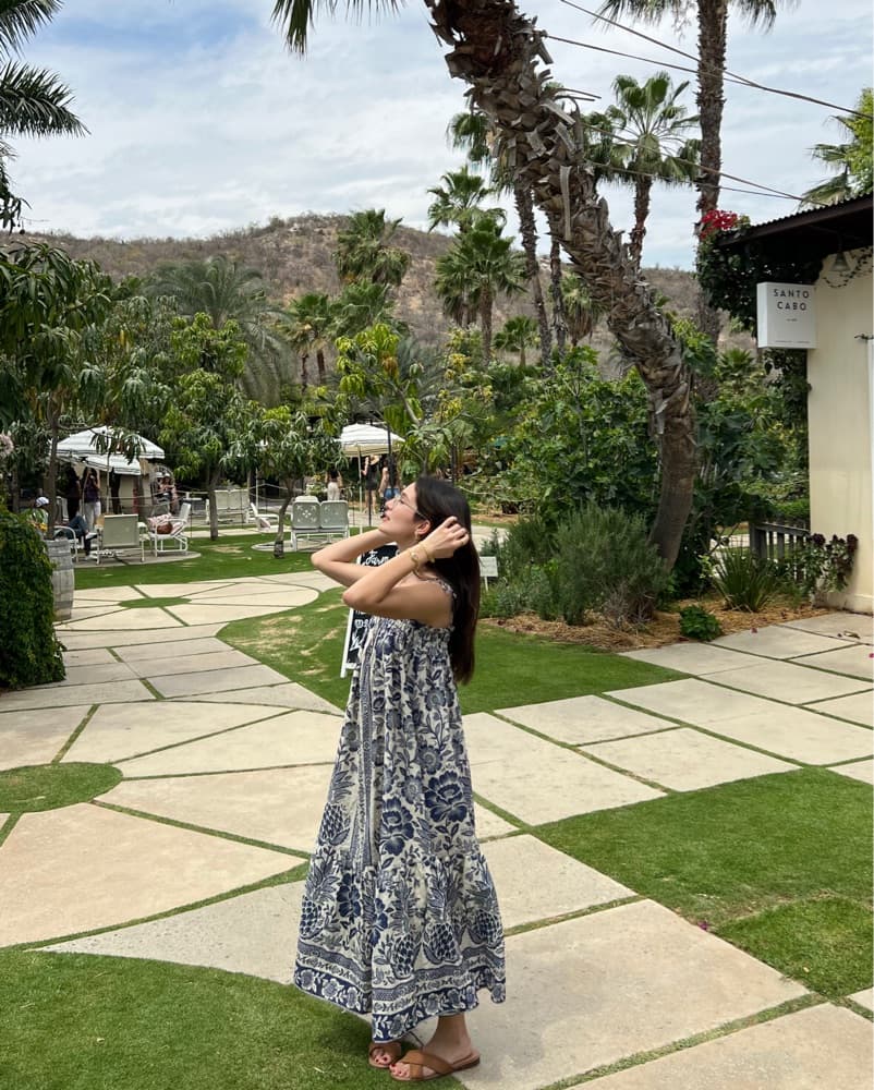 FARM RIO Floral Maxi Dress - Image 1