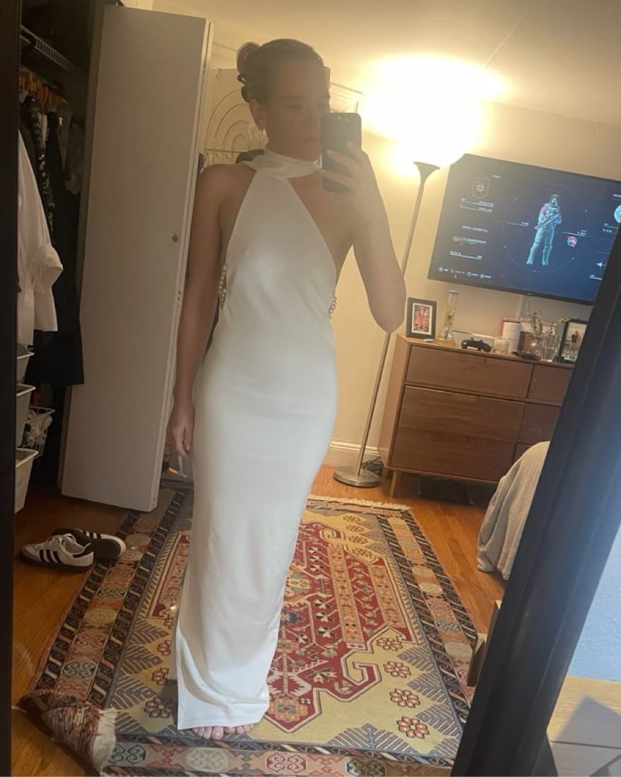 Khanums White Kara Dress - Image 5