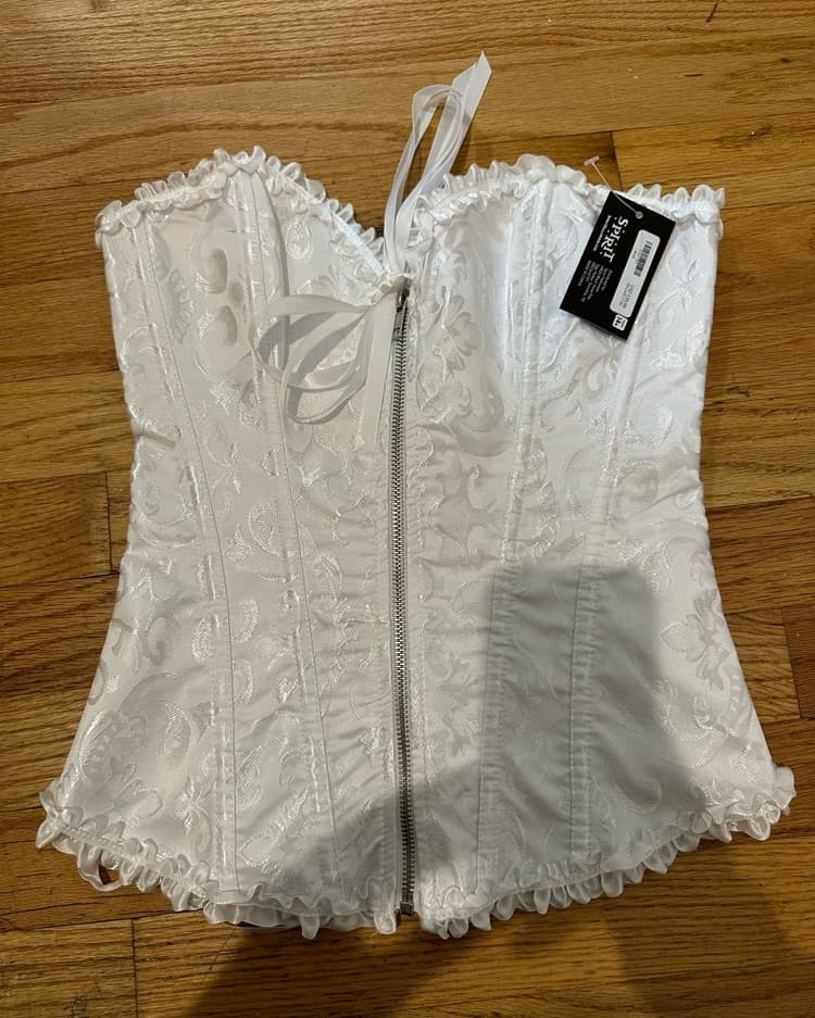 White Corset Top - Brand New - Image 1