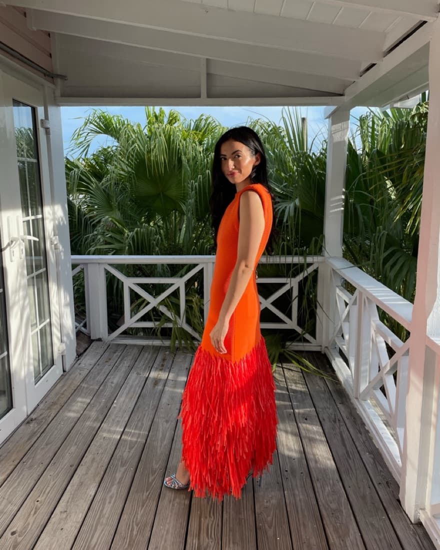 AJE FRINGE DRESS - Image 2