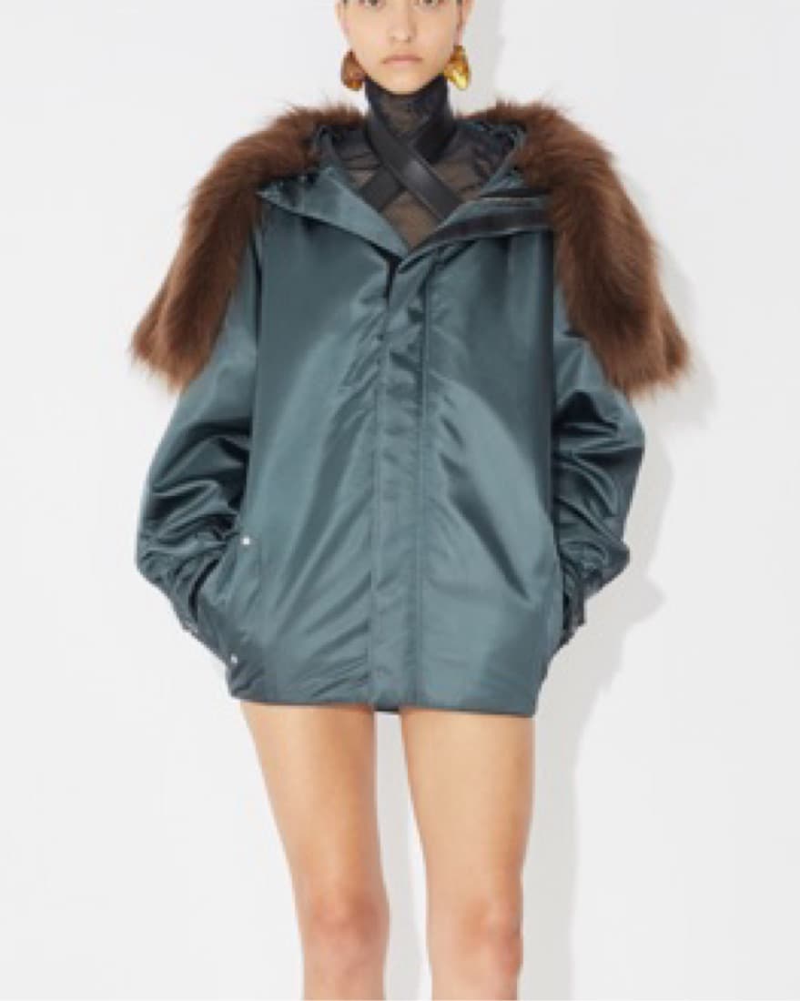 Alaia Faux Fur Bomber Jacket  - Image 4