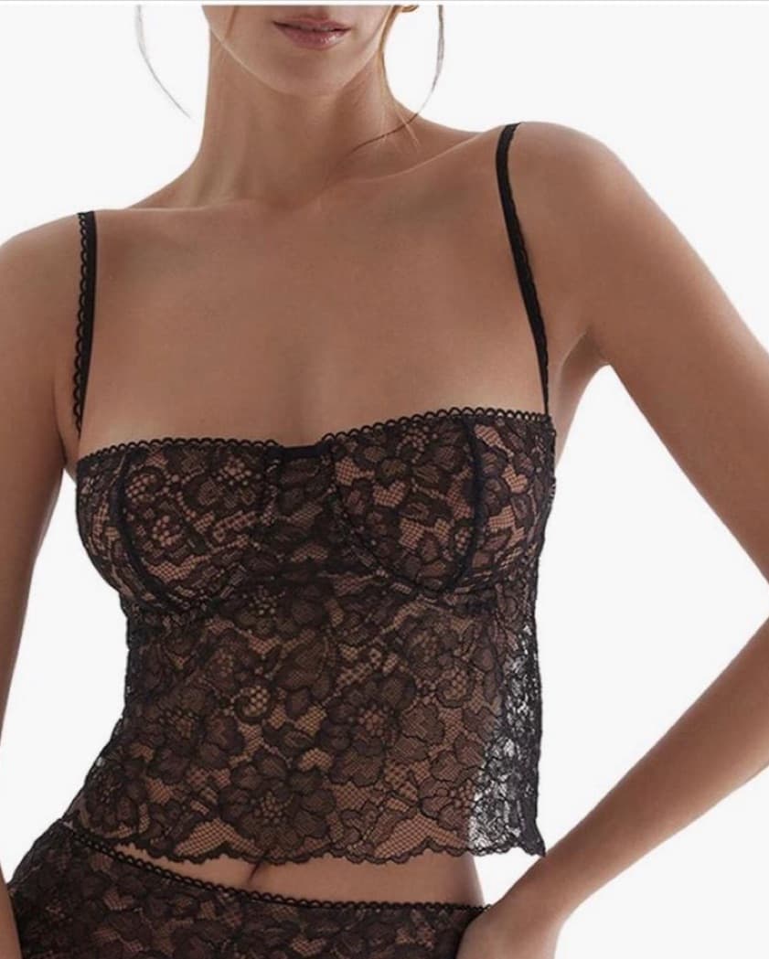 House Of CB Lace Bustier Top - Image 1