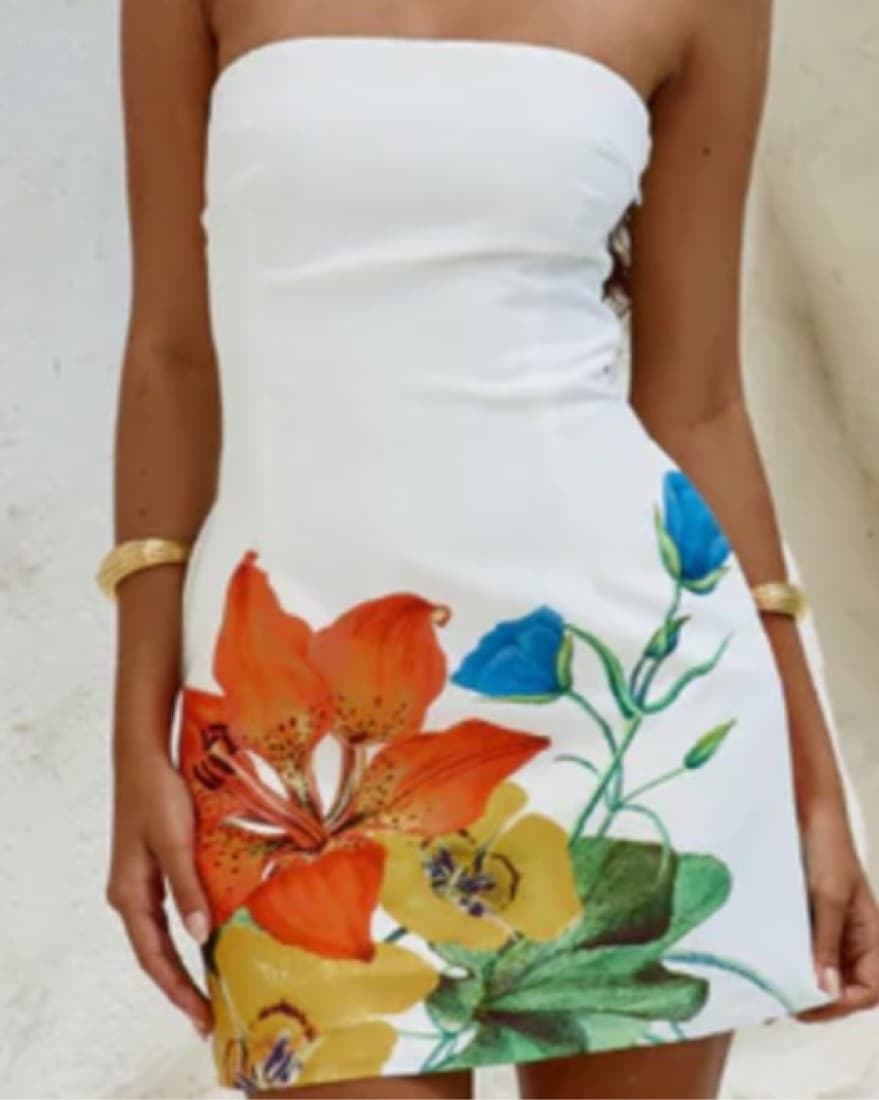 White Runaway The Label Dress - Image 1