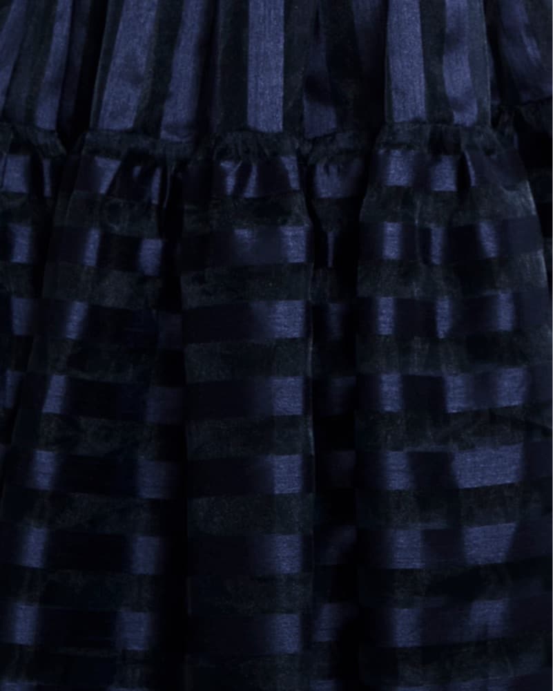 BCBG Navy Black Tie Formal GowN - Image 4