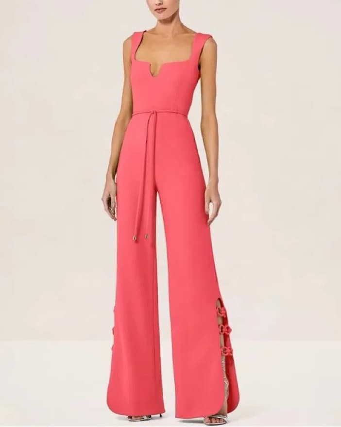 Alexi Coral Jumpsuit - Image 2