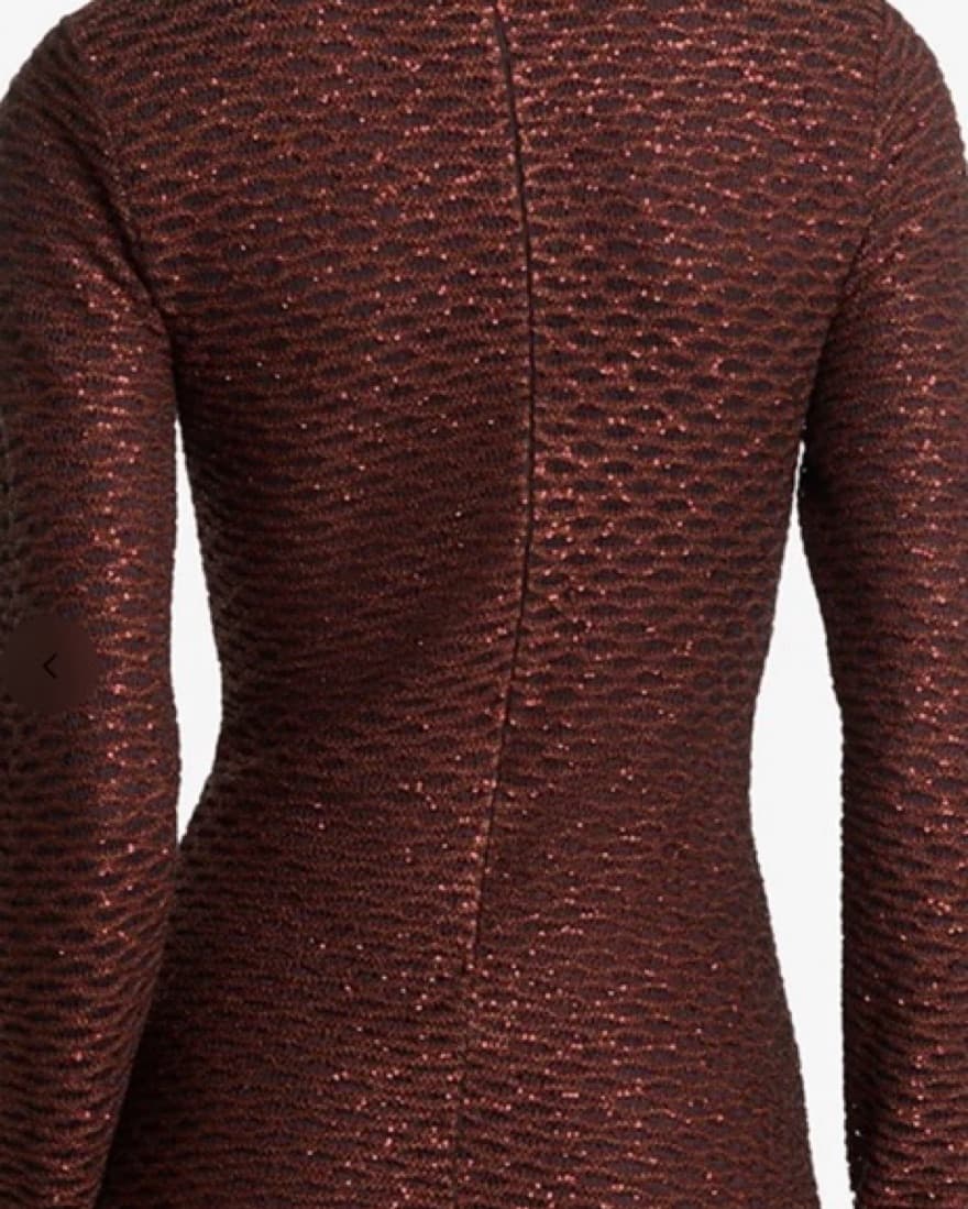 St. John - Sequin Fishnet Gown  - Image 5