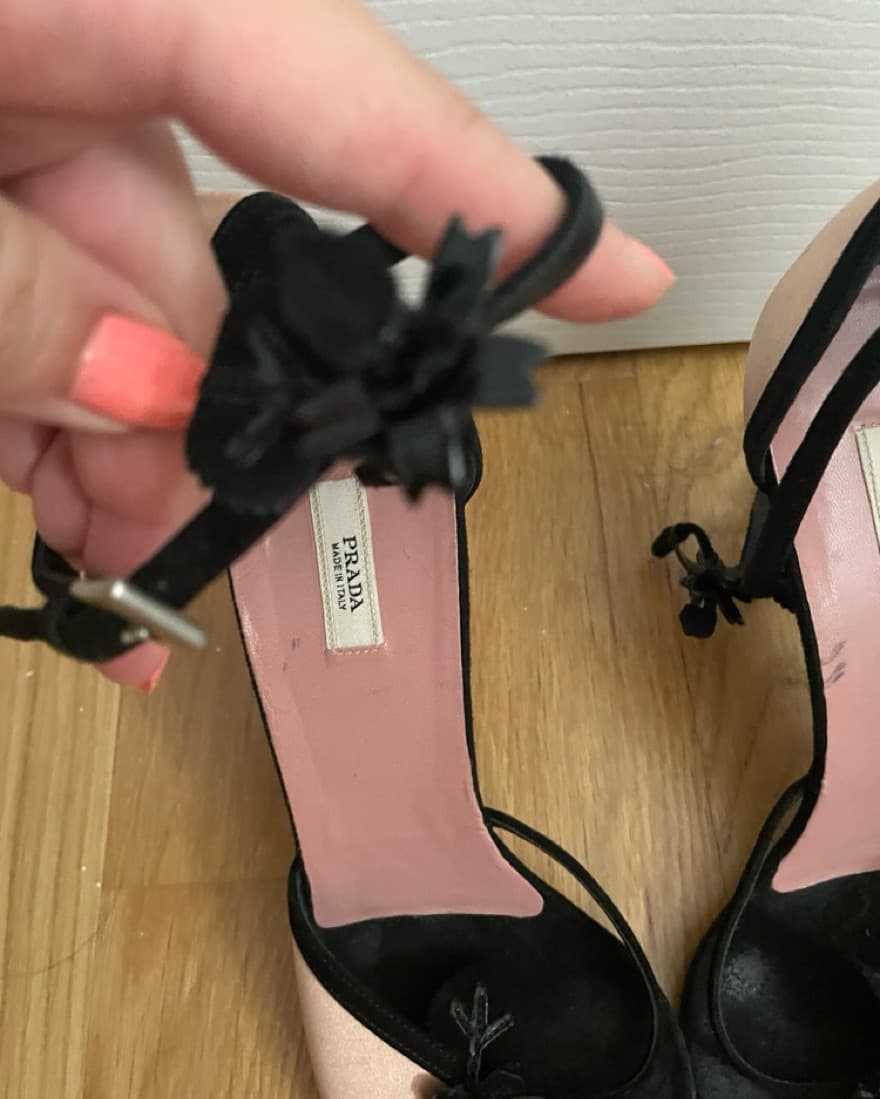Vintage Prada Flower Stilettos  - Image 5