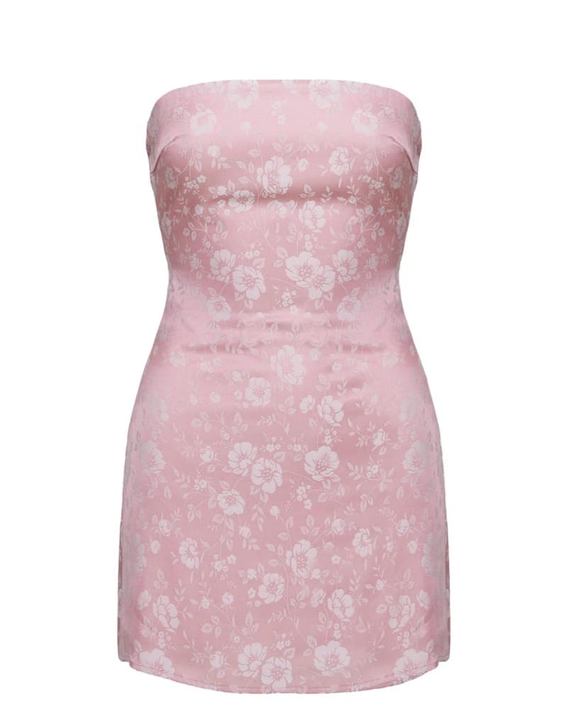 Princess Polly Ramie Strapless Mini Dres - Image 2