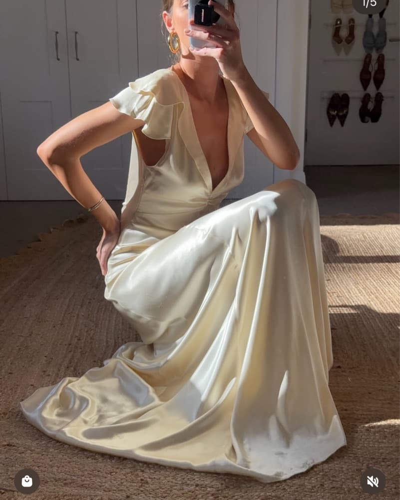 Belski Evelyn Dress Citrus  - Image 2