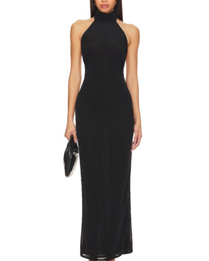 X Anja Dujkovic Ula Sheer Maxi Dress - Image 1