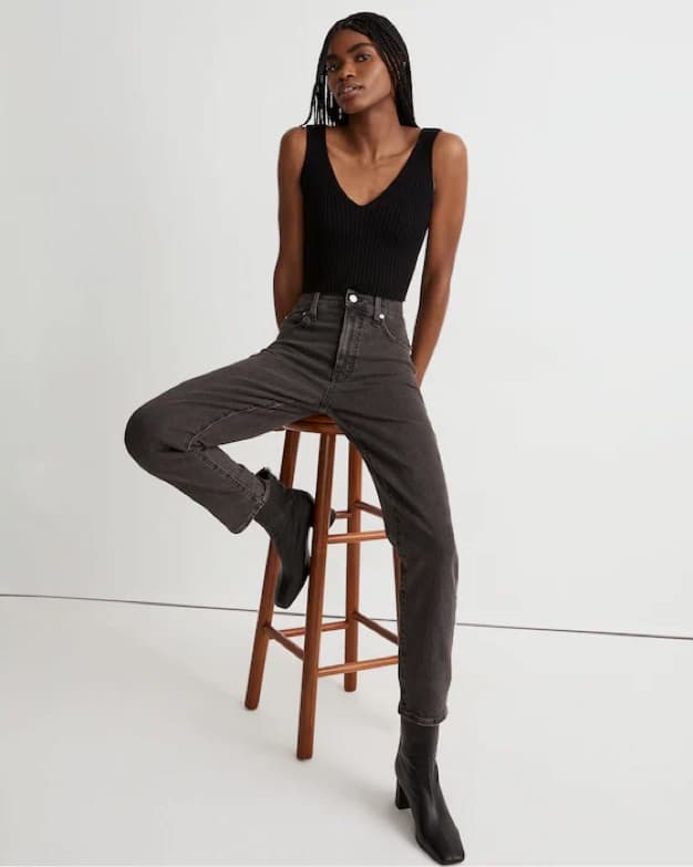 Madewell The Perfect Vintage Jean Black  - Image 2
