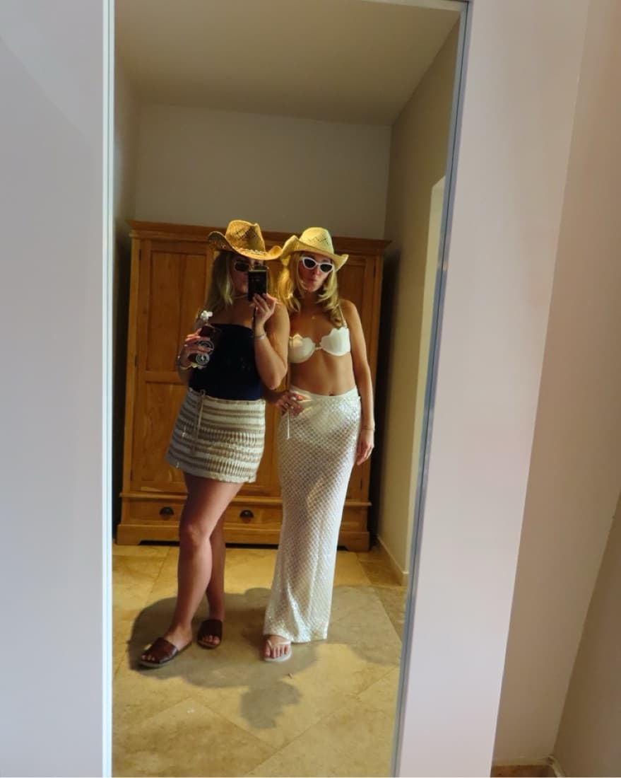 Sequin crotchet maxi beach skirt - Image 4