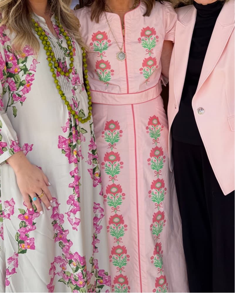 Elegant Floral Embroidered Dress - Image 2