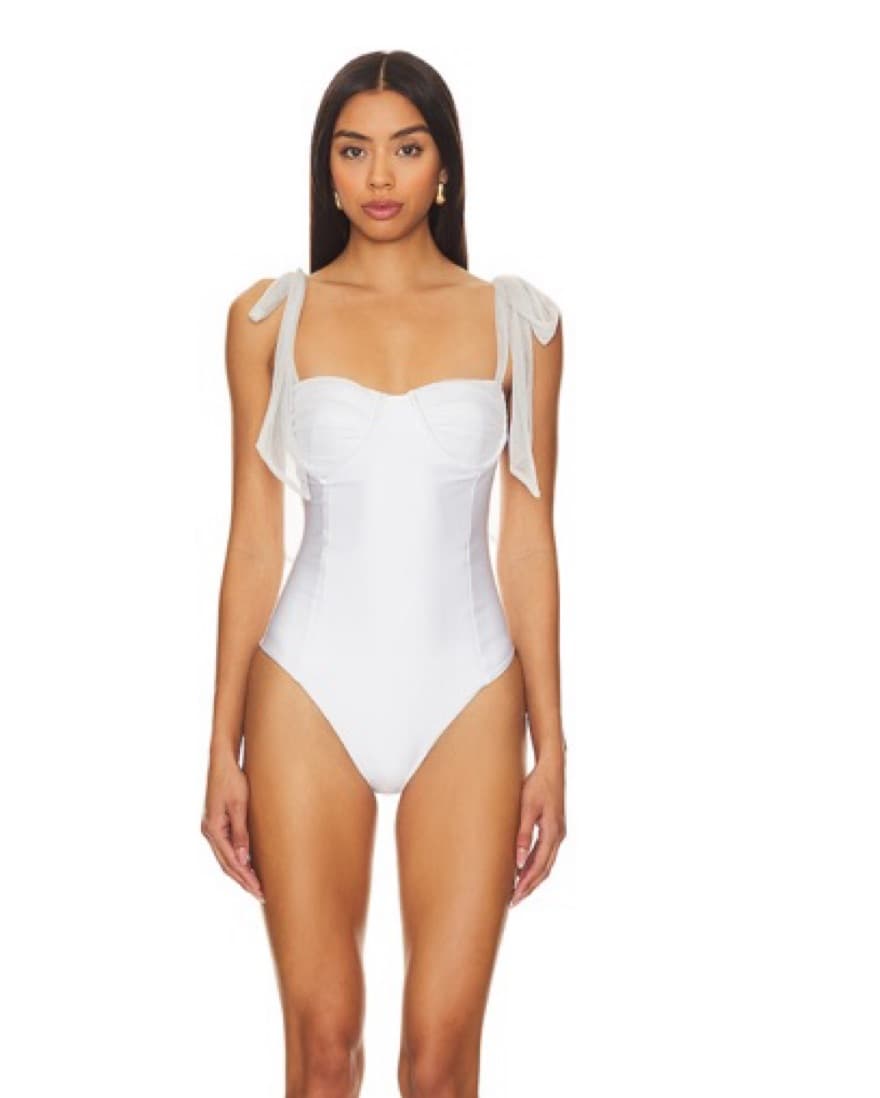 BEACH RIOT white one piece  - Image 1
