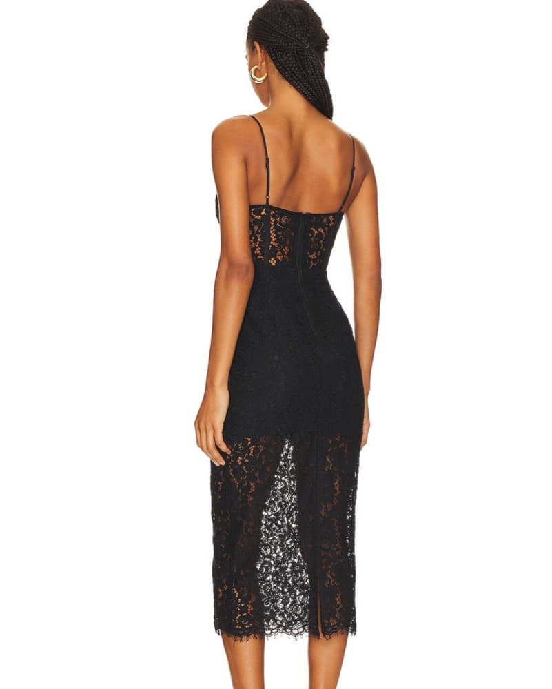 Bardot Olina Lace Midi Dress - Image 3