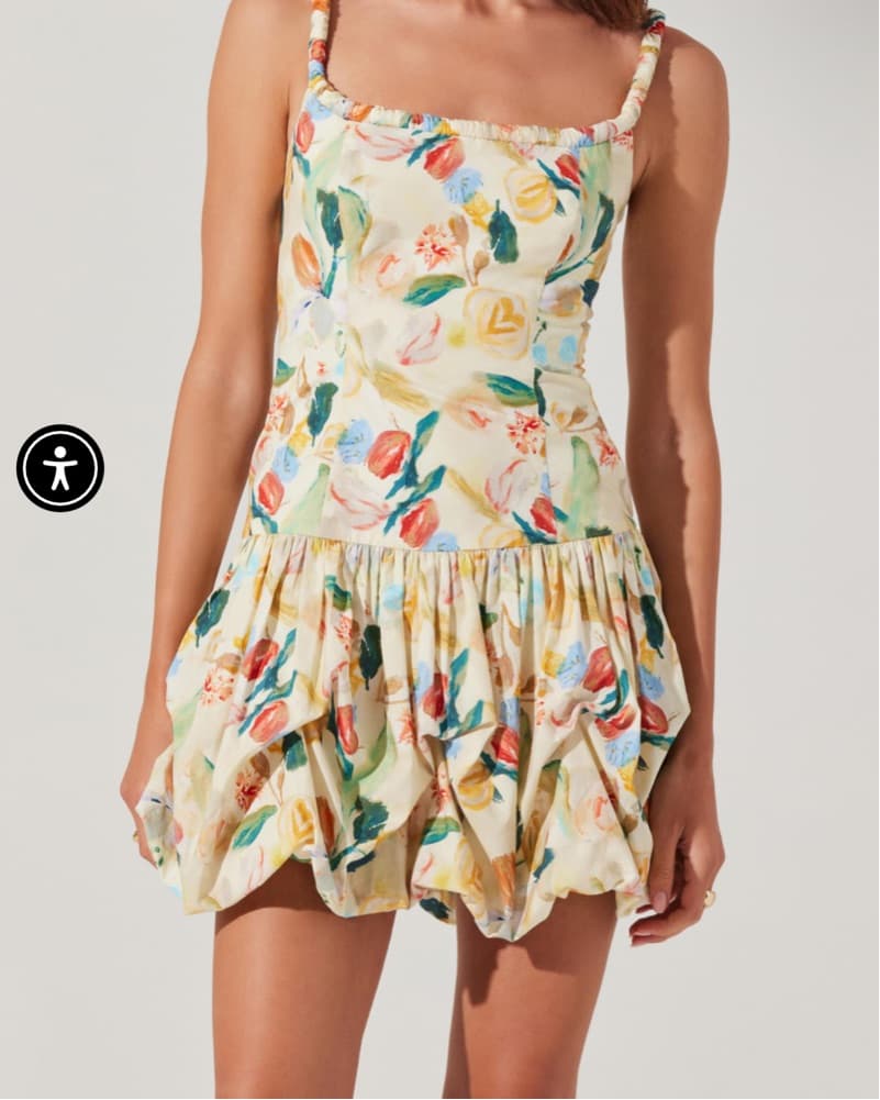 ASTR the label Yellow Floral Dress  - Image 1