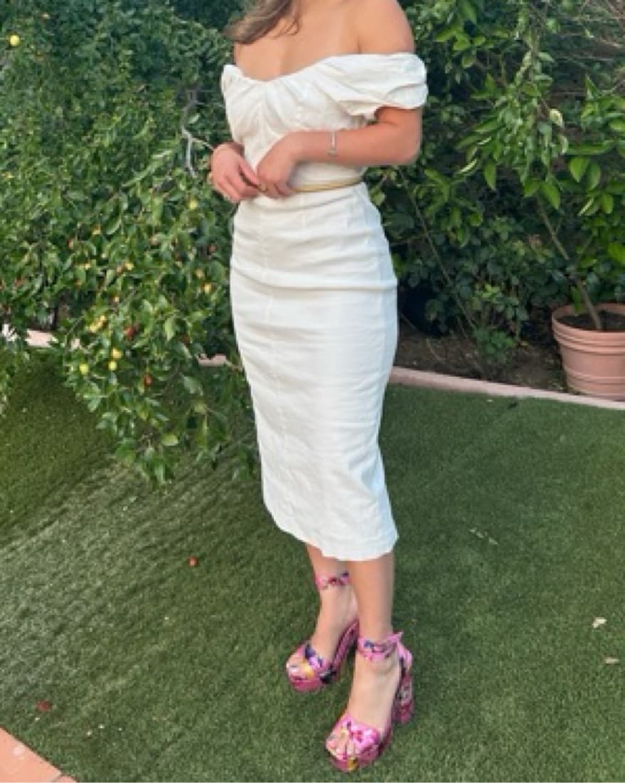 A.L.C. Nora Off-the-Shoulder Dress - Image 1