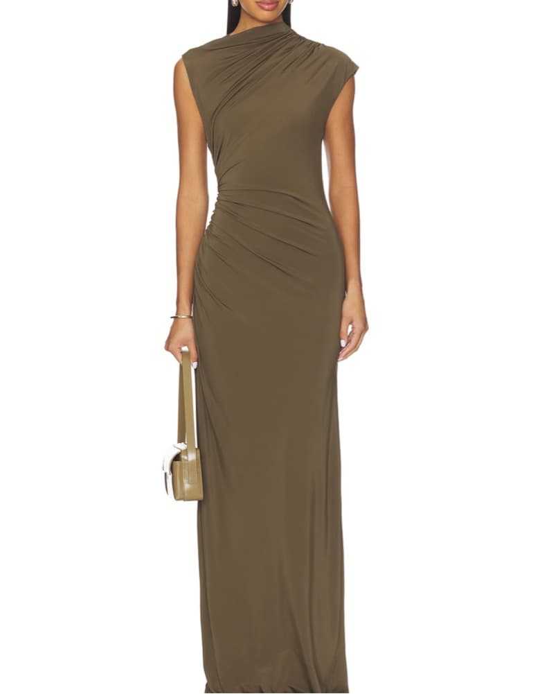 Eaves Olive Maxi Dress - Image 2