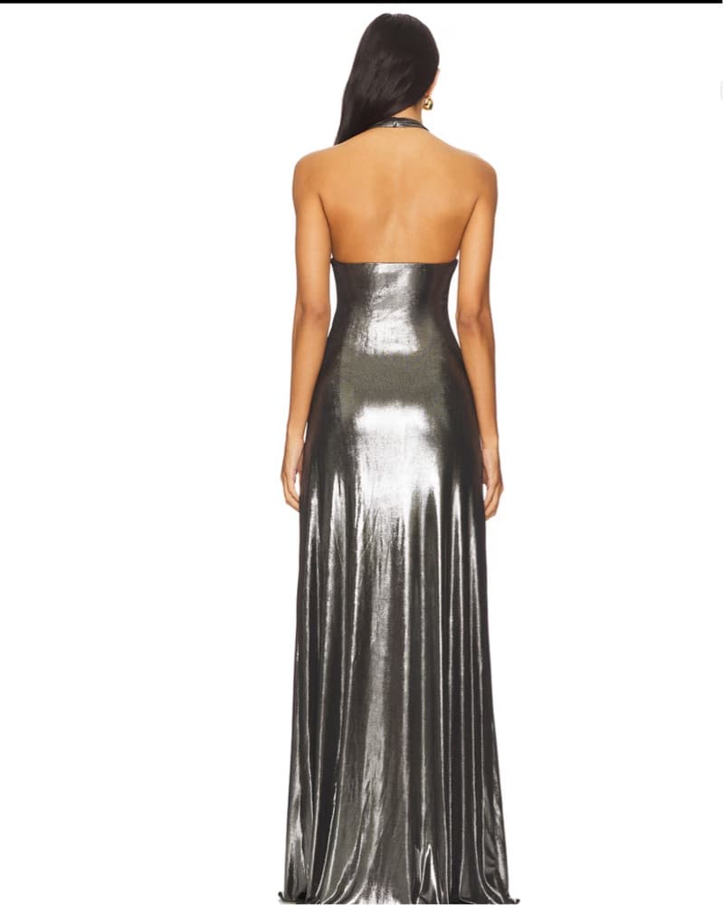 MISHA The Jennifer Foil Dress - Image 3