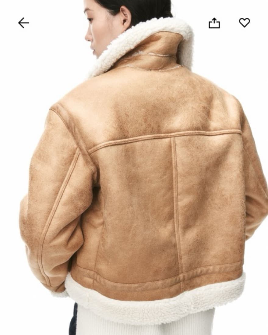 Tan And Cream Warm Jacket - Image 2