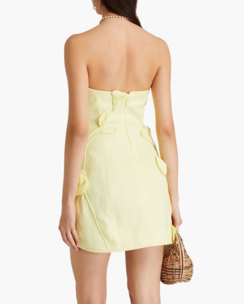 Zimmermann strapless floral mini dress - Image 4