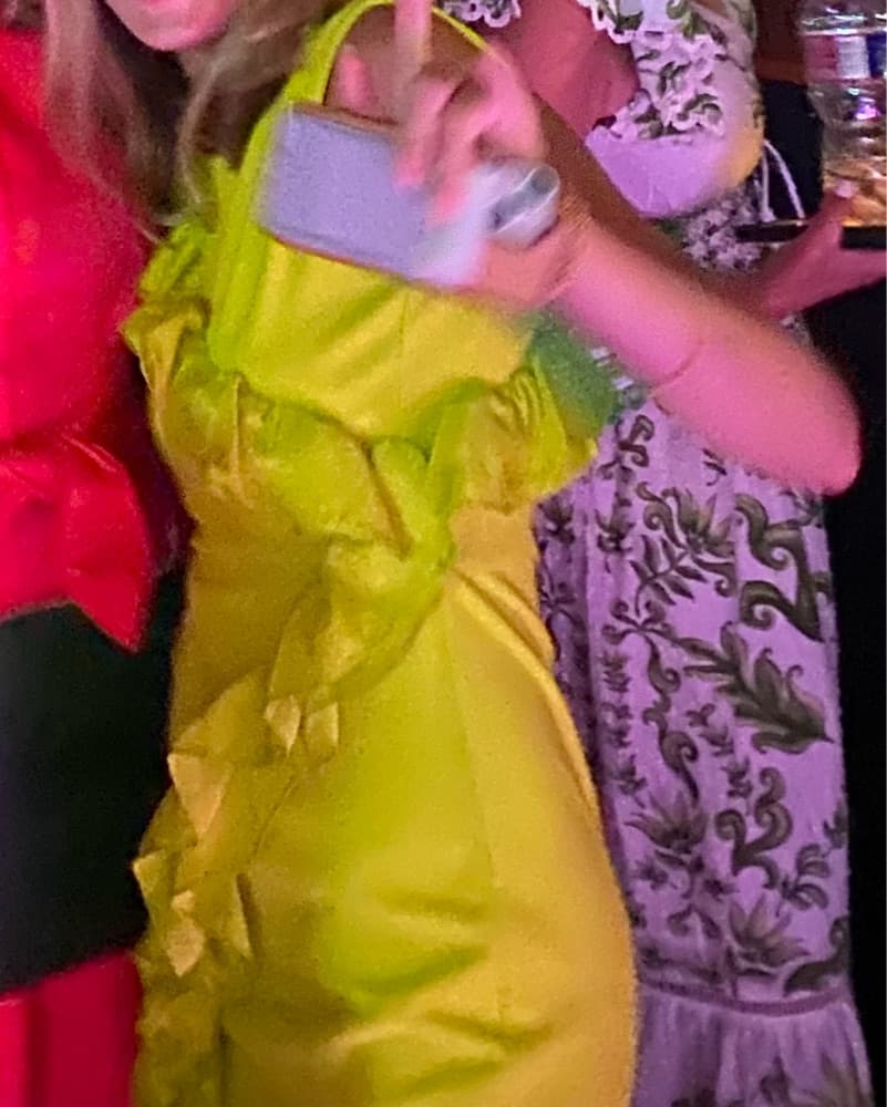 Green Mini Dress - Image 3