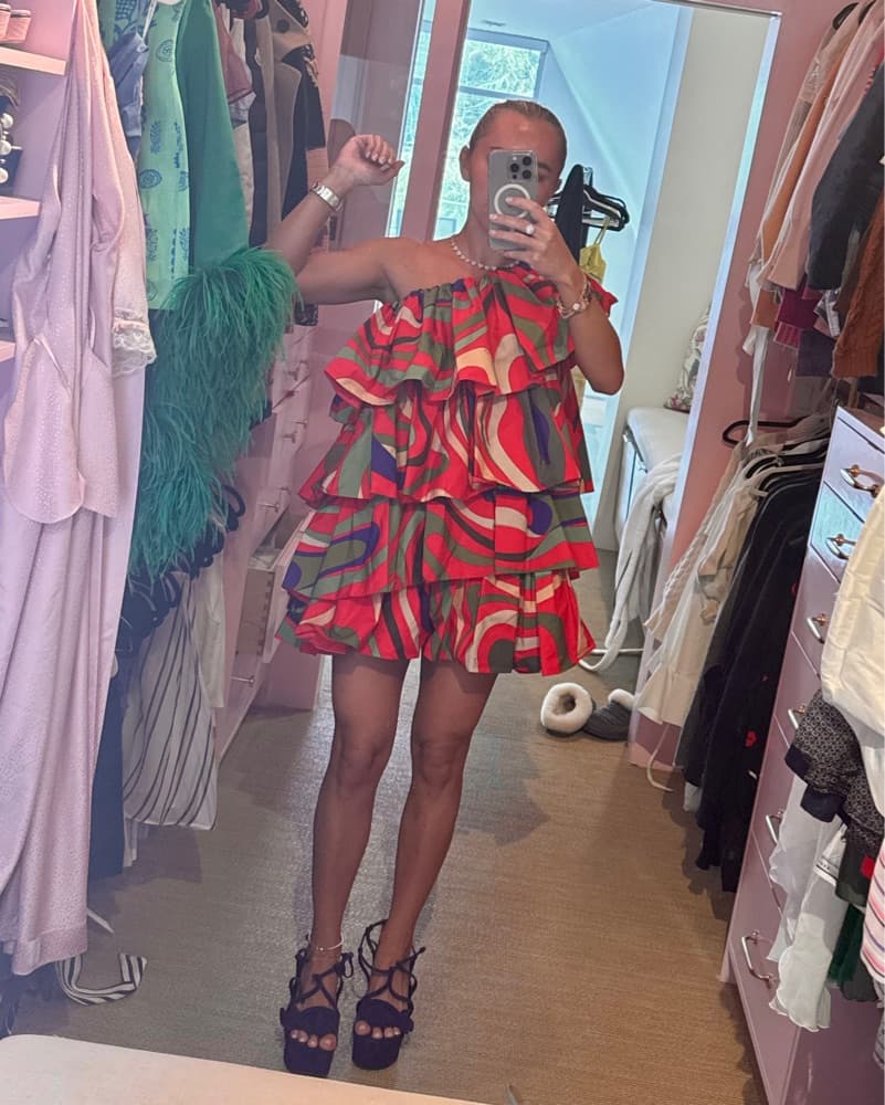 Red Pucci Mini Dress  - Image 1
