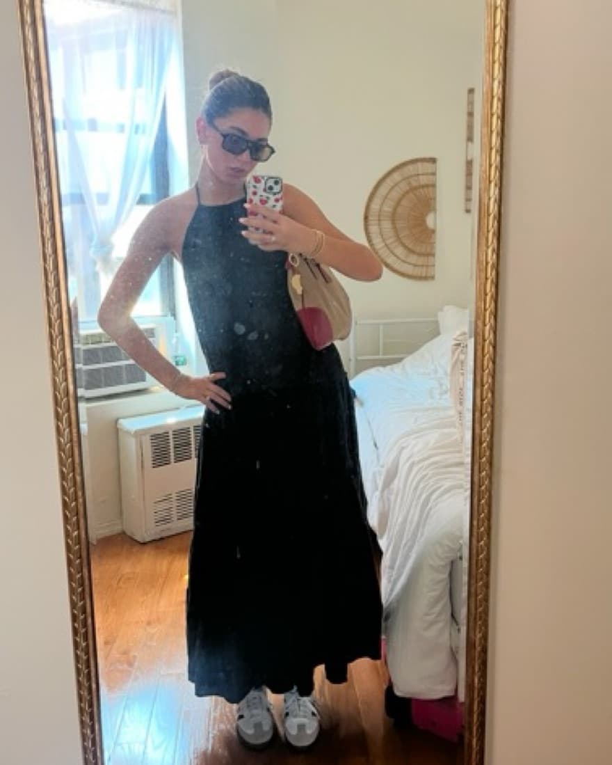 Free People - Black Drop Waist Maxi  - Image 4