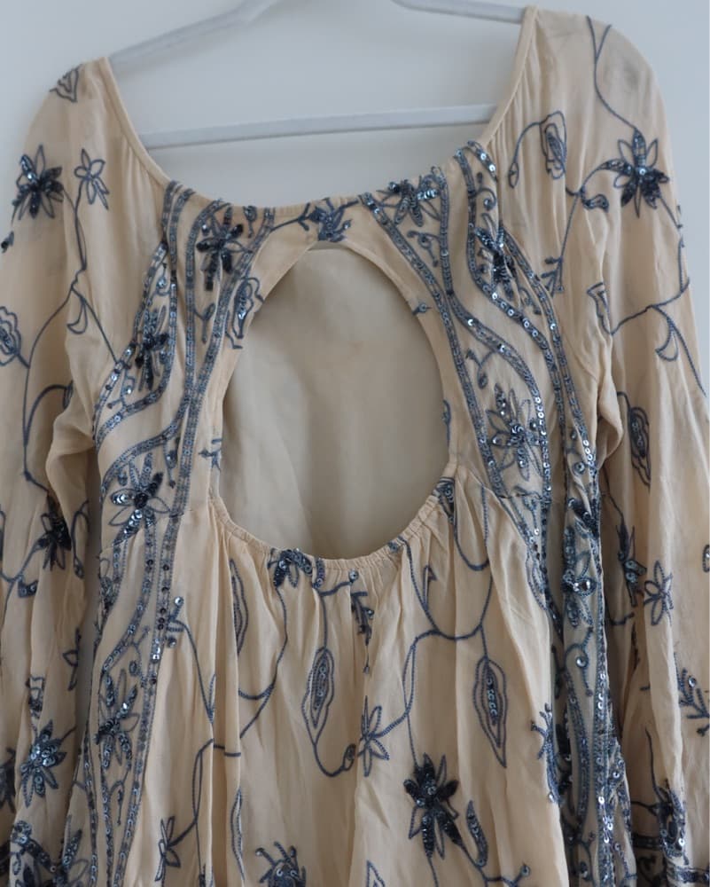 Free People Sequin Embellished Dress - Image 4