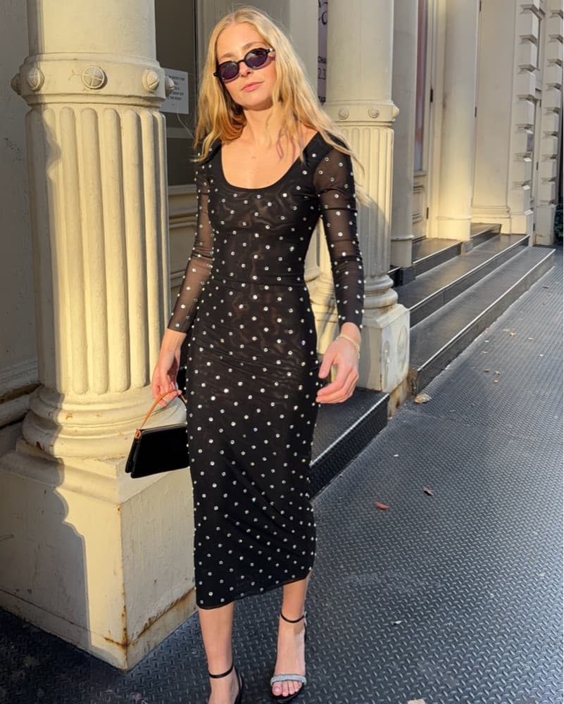 Loeffler Randall Embellished Dress - Image 1