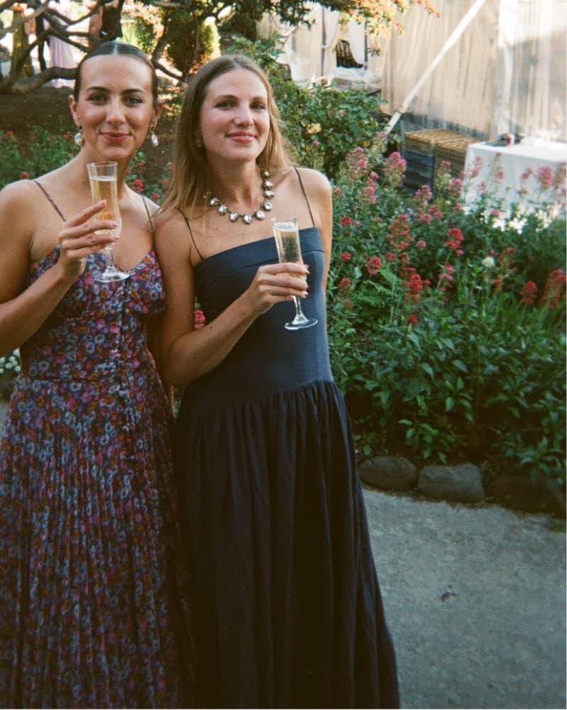 Lovers & Friends Laura Maxi Dress - Navy - Image 5