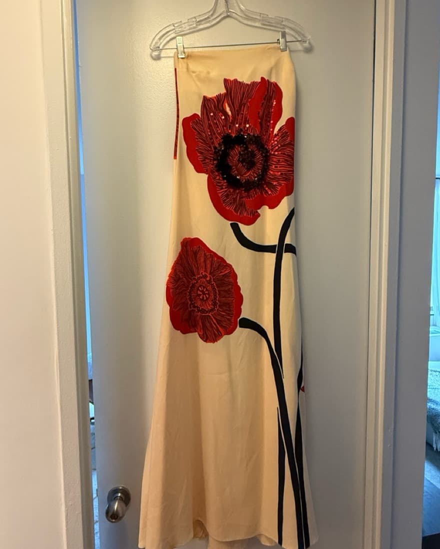 Johanna Ortiz Embellished Silk Gown - Image 4