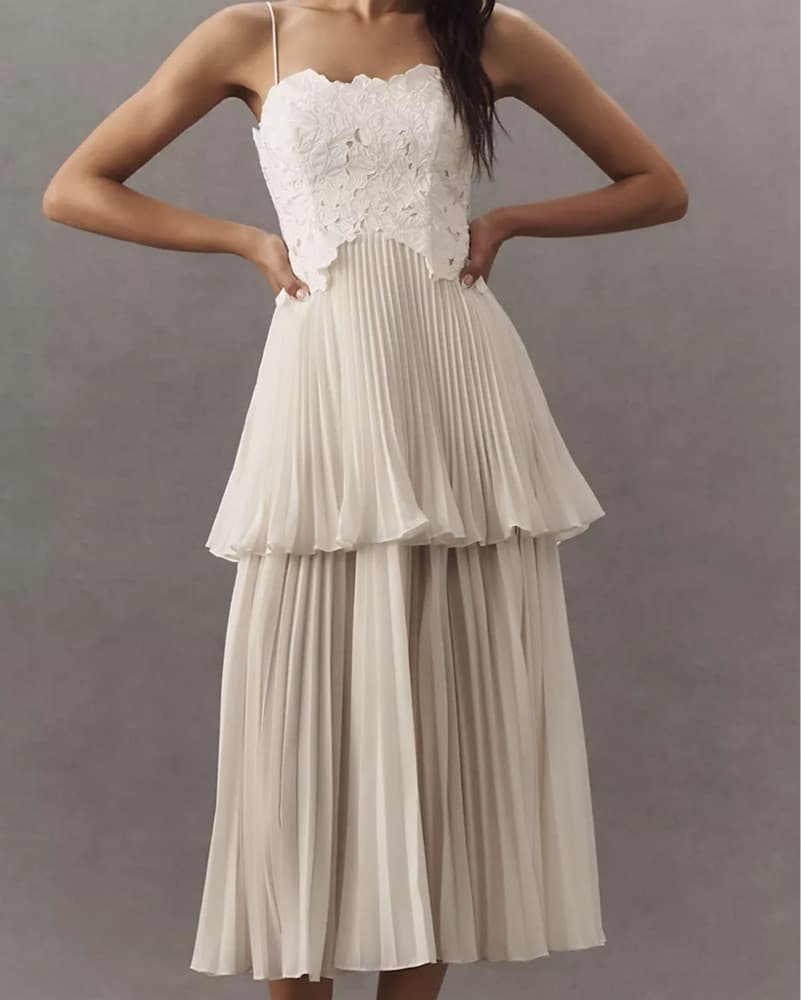 Floral Tiered Midi dress  - Image 1