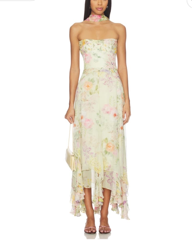 Amanda Uprichard Monterey Dress & Scarf - Image 2
