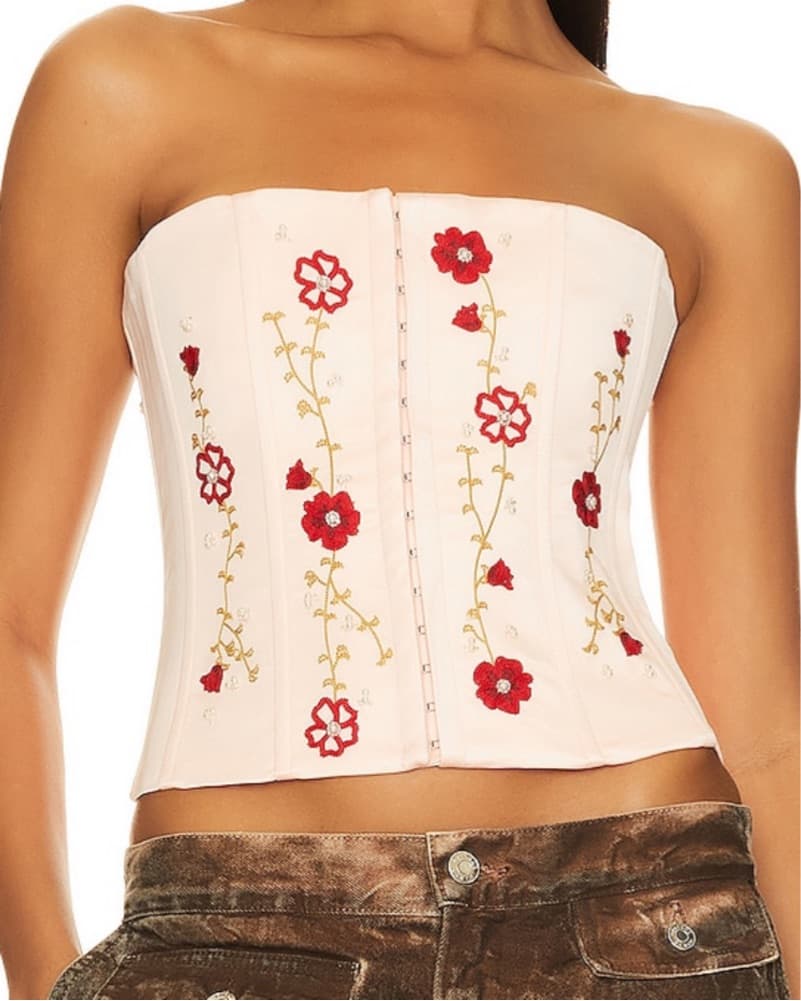 Guizio Meadows Corset in Ballet Slipper - Image 1