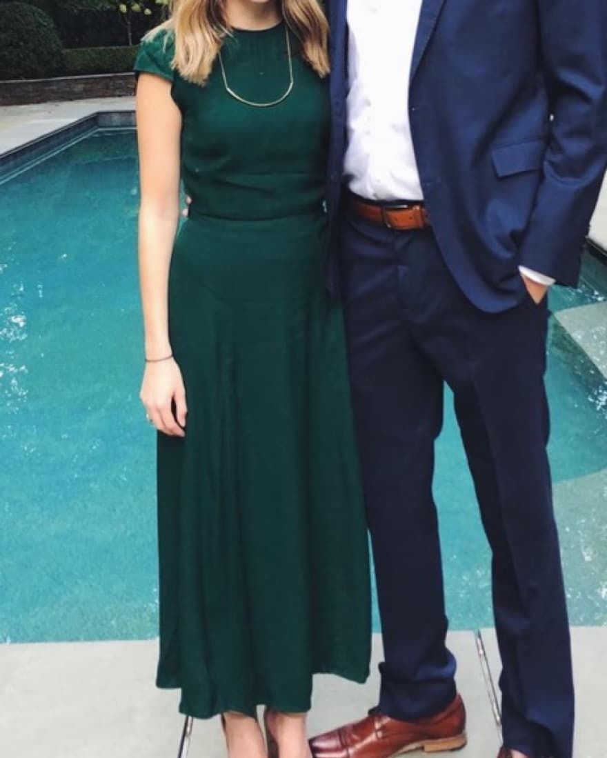 Reformation Emerald Gavin Dress - Image 3