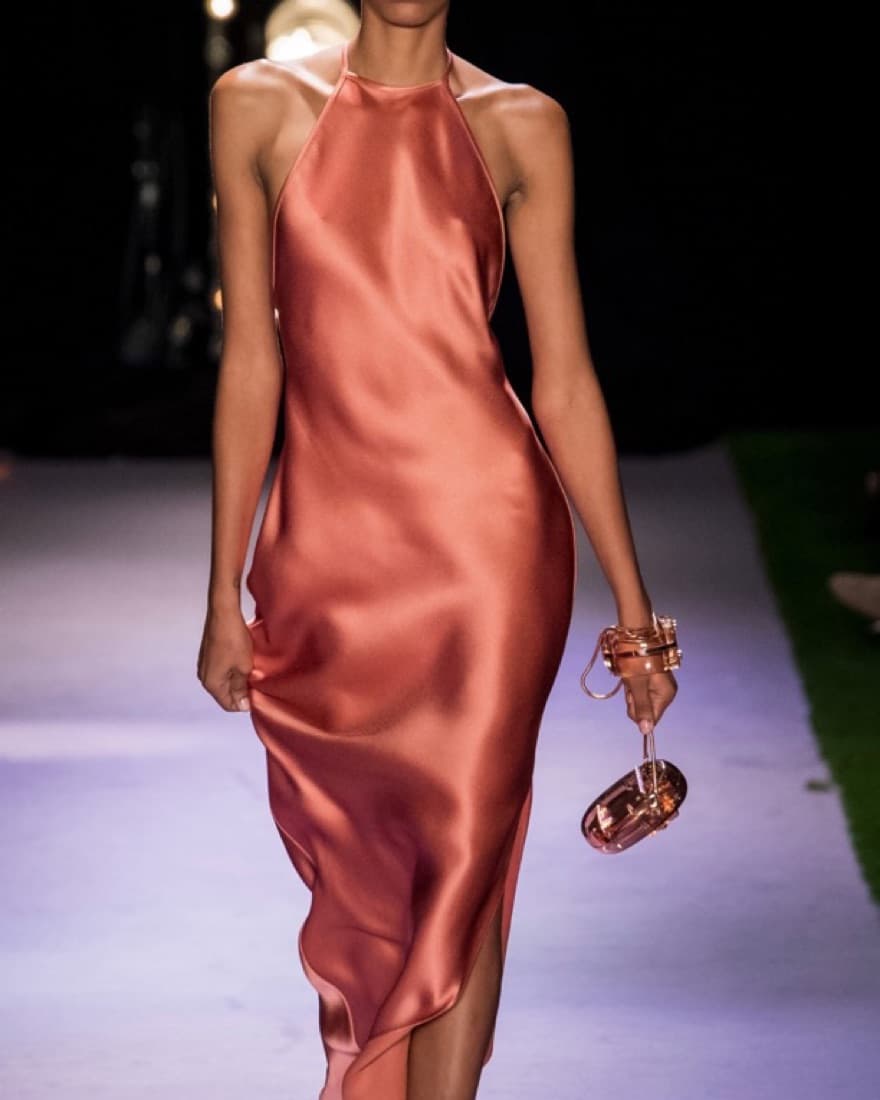 Brandon maxwell T Strap Back Pink Gown  - Image 2