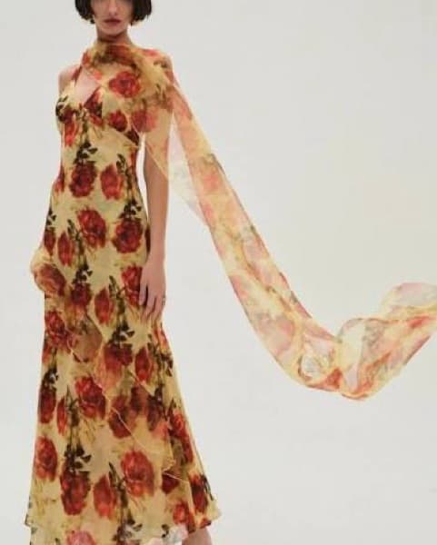 For Love & Lemons Floral Stems Maxi - Image 1