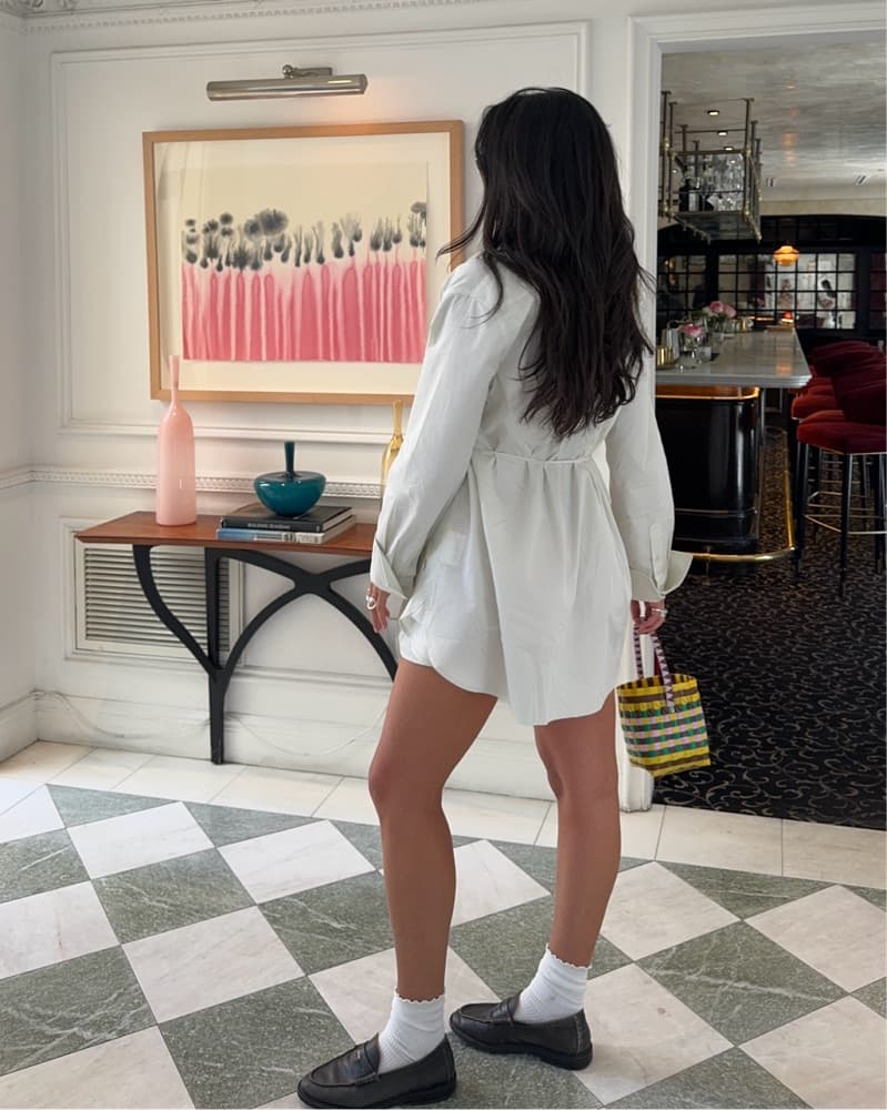 EAVES Button Down Mini Dress - Image 2
