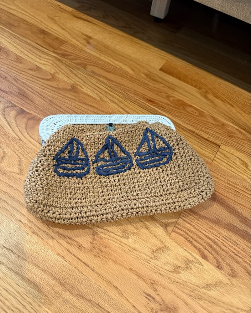 Draper James Sailboat Clutch - Image 1