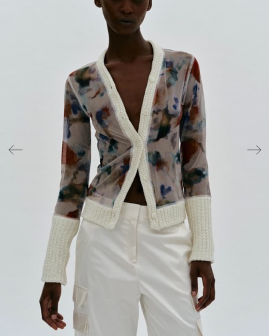 Source Unknown Sheer Sweater - Image 1