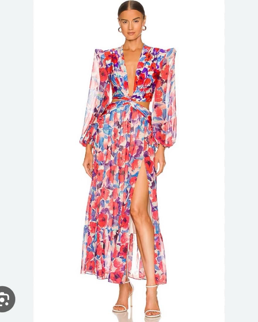 Pat Bo Floral Dress - Image 2