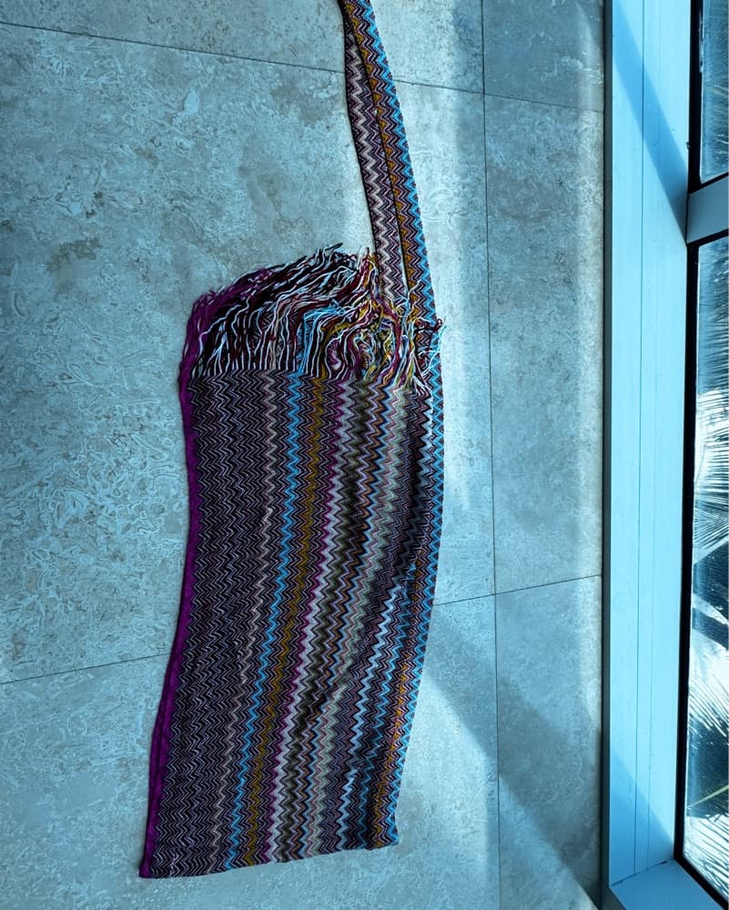Bold and Vibrant Patterned Scarf - Image 1