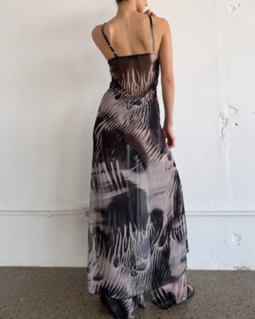 Night Mesh Maxi Top - Image 3